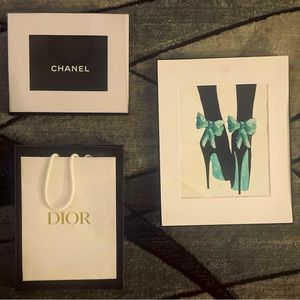 Designer shopping bag wall art(please read description)